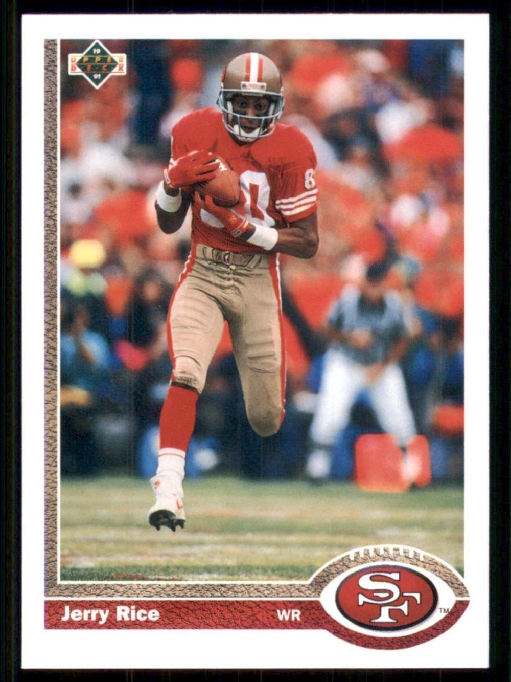Jerry Rice 1991 Upper Deck San Francisco 49ers NFL Football Card